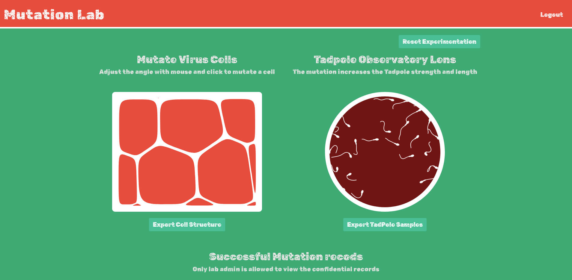 Mutation Lab Dashboard